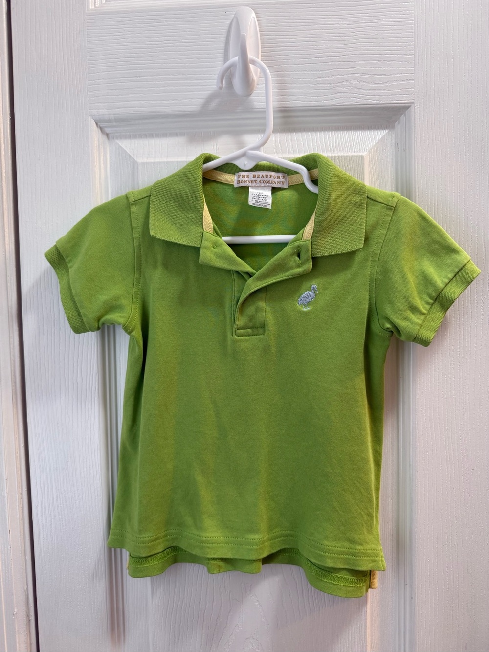 The Beaufort Bonnet Company Lime Green Polo Shirt VGUC